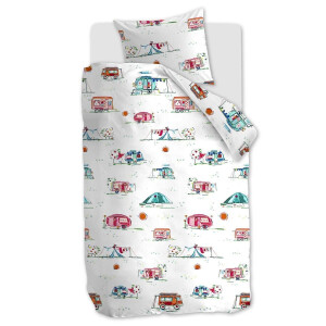 Kinderdekbedovertrek Happy Camping | Beddinghouse Kids