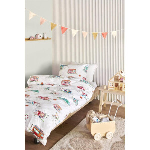 Kinderdekbedovertrek Happy Camping | Beddinghouse Kids