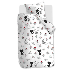 Kinderdekbedovertrek Pim en Pom Lente | Beddinghouse x Fiep Amsterdam