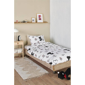 Kinderdekbedovertrek Pim en Pom Lente | Beddinghouse x Fiep Amsterdam