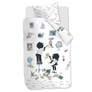 Kinderdekbedovertrekstet Art | Beddinghouse x Fiep Amsterdam