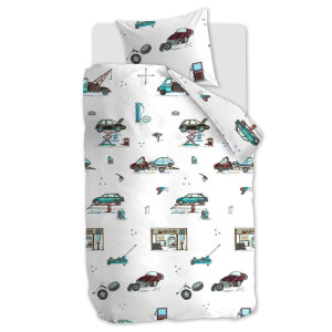 Kinderdekbedovertrekstet Garage | Beddinghouse Kids
