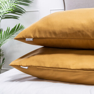 Kussensloop Luna Uni: 2-PACK - Luna Bedding - 60x70 Cm - Microvezel - Dekbed-Discounter.nl