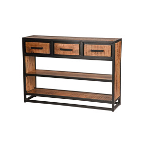 LABEL51 Sidetable 'Tampa' Mangohout, 115cm