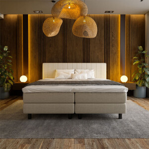 Boxspring 180x210 Cm Koudschuim (10 Cm) Incl. Montage Nova Spring - Dekbed-Discounter.nl