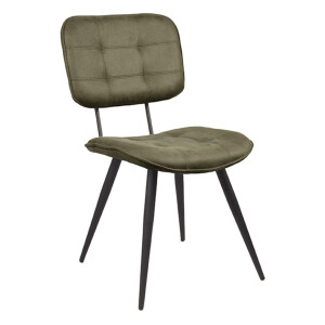 LABEL51 Eetkamerstoel 'Gus' kleur Army Green
