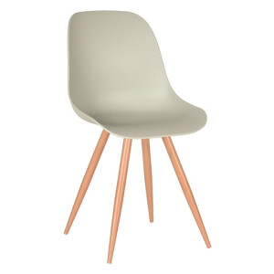 LABEL51 Eetkamerstoel 'Rimini', kleur Crème