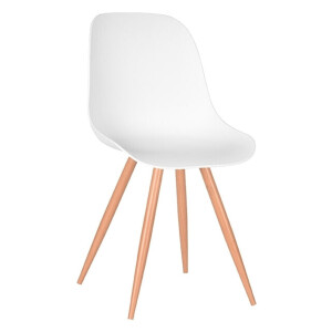 LABEL51 Eetkamerstoel 'Rimini', kleur Wit