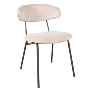 LABEL51 Eetkamerstoel 'Zack' Rib, kleur Naturel