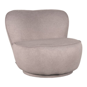 LABEL51 Fauteuil 'Bunny' Microfiber, kleur Taupe