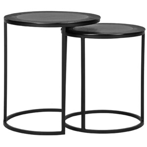 LABEL51 Salontafel 'Pair' Set van 2 stuks, kleur Zwart