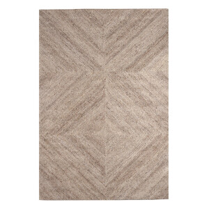 LABEL51 Vloerkleed 'Blendy' Wol, 160 x 230cm, kleur Taupe