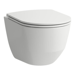 Laufen Pro Pack Wandcloset - 36x49x34.5cm - spoelrandloos - diepspoel - slimseat - softclose - glans wit h8669550000001