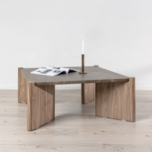 Nohr Vierkante Salontafel 'Layce' MDF, 100 x 100cm, kleur Bruin