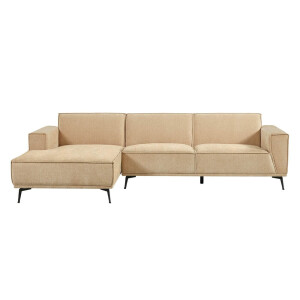 Tower Living 2,5-zits Loungebank 'Leeds' Links, kleur Beige