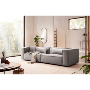 LeGer Home by Lena Gercke 3-zitsbank PIARA zwarte voeten, comfortabel zitcomfort