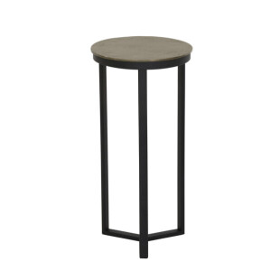 Light & Living Zuil 'Retiro' 60cm hoog, kleur Mat Zwart/Antiek Brons