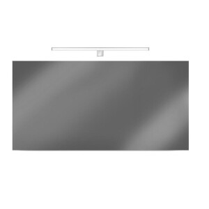 Looox B Line spiegel - 80x65cm - met anticondens - aluminium sp800-650