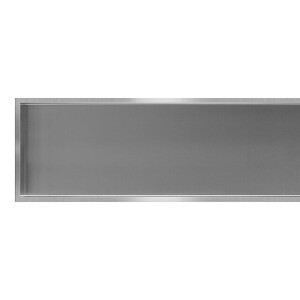 Looox BoX nis - 120x30cm - inbouw - rvs geborsteld box120