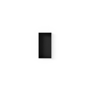 Looox Colour BoX inbouwnis - 15x30x10cm - RVS Zwart mat cbox15mz