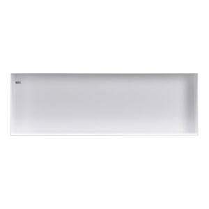 Looox Colour BoX inbouwnis - 90x30x10cm - RVS Wit mat CBOX90W