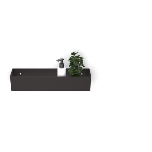 Looox Colour shelf box Special BoX rechthoek 30x10x10cm antraciet cshbox30a