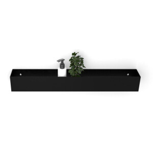 Looox Colour shelf box Special BoX rechthoek 60x10x10cm zwart mat cshbox60mz