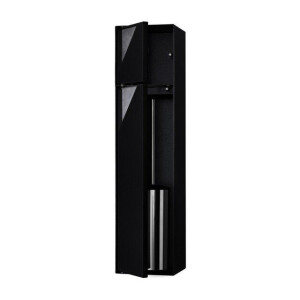Looox special collection inbouw borstel betegelbaar 2 deuren zwart mat cl-10-mz