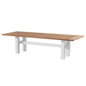 Hartman Tuintafel 'Sophie Yasmani' Teakhout, 300 x 100cm, kleur Naturel/Wit