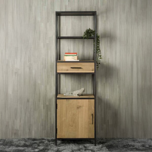 Tower Living Wandkast 'Luna' Links, Eiken, 200 x 60cm