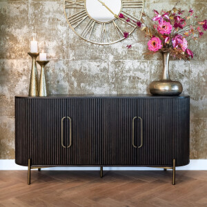 Richmond Dressoir 'Luxor' Eikenhout, 180cm, kleur donkerbruin