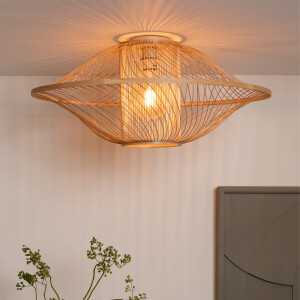 GOOD&MOJO Plafondlamp 'Maui' Bamboe, 70cm, kleur Naturel
