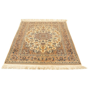 morgenland Vloerkleed Isfahan vloerkleed met de hand geknoopt beige