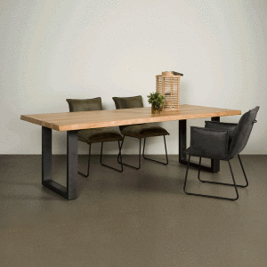 Tower Living Eettafel 'Ultimo' kleur Naturel, 260 x 100cm
