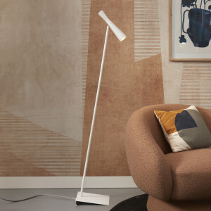 its about RoMi Vloerlamp 'Bordeaux' 145cm, kleur Wit