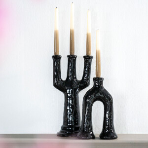 By-Boo Kaarshouder 'Blix' 38cm hoog, kleur Zwart