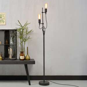 its about RoMi Vloerlamp 'Seattle' Verstelbaar, kleur Zwart