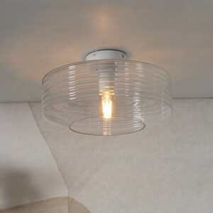 its about RoMi Plafondlamp 'Verona' 35cm, kleur Transparant