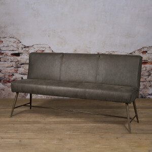 Tower Living Eetkamerbank 'Belmonte' 155cm, kleur grijs