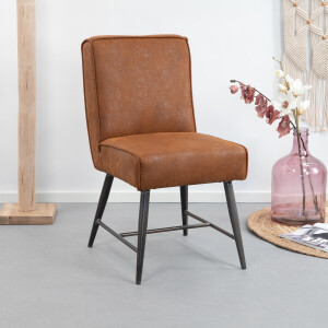 Sohome Eetkamerstoel 'Helmut', kleur cognac