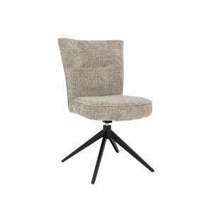 Tower Living Draaibare Eetkamerstoel 'Bardi' kleur Beige