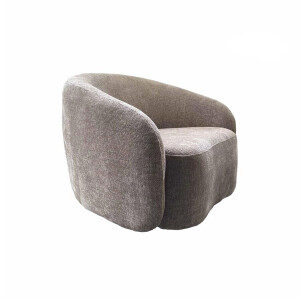 Tower Living Draaifauteuil 'Castro' Chenille, kleur Beige