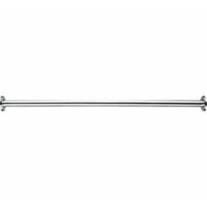 Nemo douchegordijnstang 100cm recht diameter 2.5cm messing verchroomd 1295100