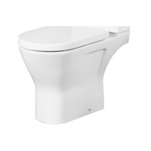 Nemo Spring Ergovita Staand Toilet - 66.5x45x36cm verhoogd - zonder spoelrand - H185cm - zonder zitting en jachtbak - porselein - wit RST11AWHA