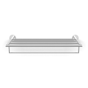 Nemo Start Lano handdoekrek met extra handdoekhouder messing wandmontage 10803B