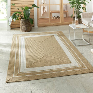 Jute Buitenkleed Braids - Beige 150x80cm - Polypropyleen - Dekbed-Discounter.nl
