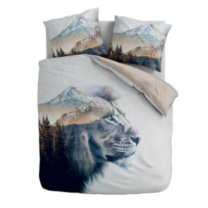 Dekbedovertrek - Double Exposure - Tweepersoons (200x200 Cm) - Meerkleurig Microvezel - - Zydante - Dekbed-Discounter.nl