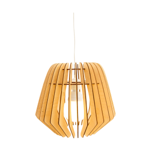 Original M houten hanglamp medium - met koordset wit - Ø 37 cm