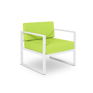 Outdoor fauteul Nicea White | Calme Jardin