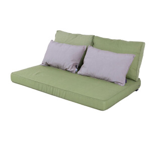 Palletkussen zit/rug/lende Carré (120x80cm) Basic green   Panama linnen